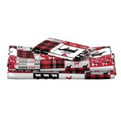 farm life wholecloth (90) -  plaid black and red