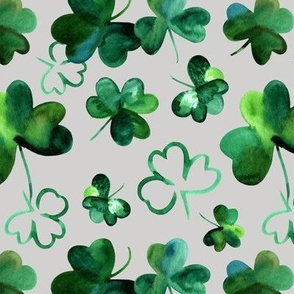 Shamrock Luck // Gray