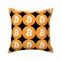 2 bitcoin coins money cryptocurrency digital currency pop art novelty 