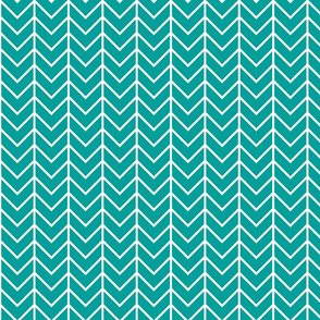 emerald chevron // 75%