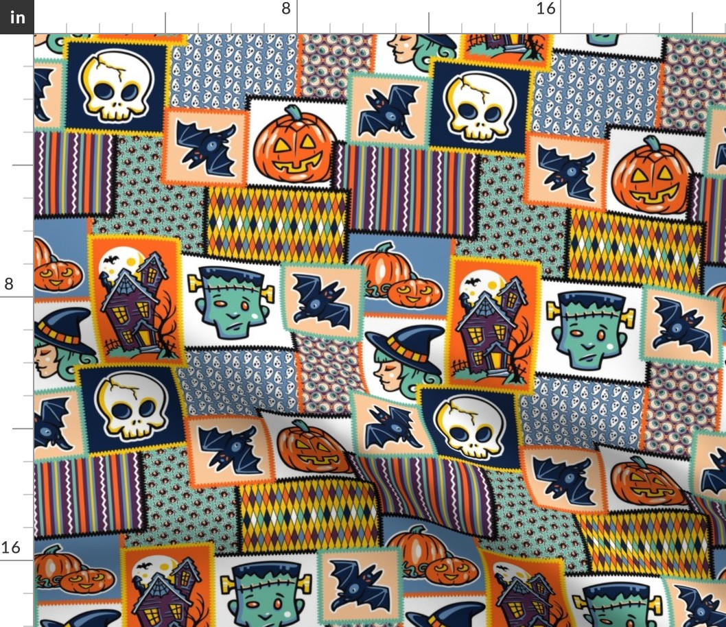 Halloween Hoopla - Patchwork - Large