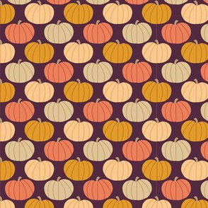 Pumpkin Patch-Plum-Small Scale Fall Autumn