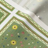 50´s woven carpet for dollhouse