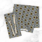 Shattering-navy,yellow,grey