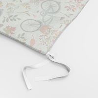 autumn bike ride - light mint, small