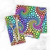 06721928 : pointillist 6-armed rainbow starfish