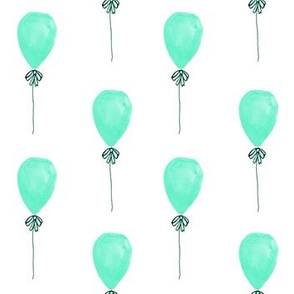 aqua balloon fabric mint balloons design dots and mint fabric