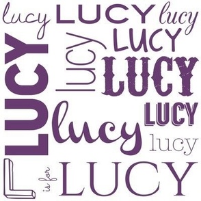 Lucy in Eggplant