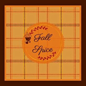 Fall Spice Sachet- pillow/pouch 