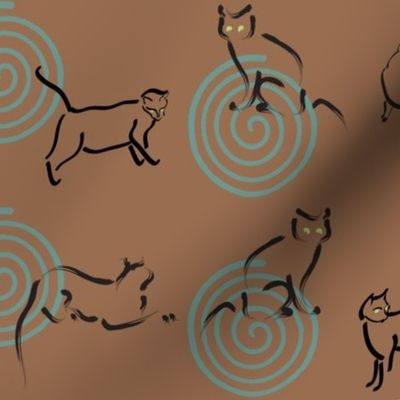 Cats-&-spirals-fabric-DENSE-copper25