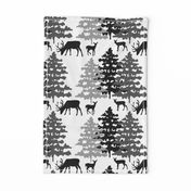 Rustic Woodland Animals Deer 