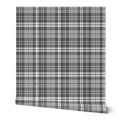 fall plaid - grey and charcoal