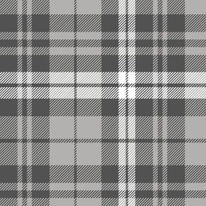 fall plaid - grey and charcoal