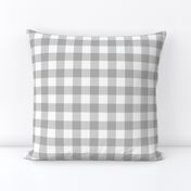 grey and white buffalo plaid - plaid fabric 