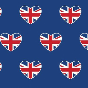 British Hearts - Union Jack Blue