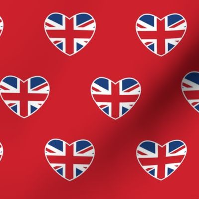 British Hearts - Union Jack Red