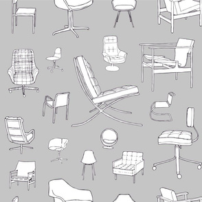 Mid-Century Chairs / Designer Furniture