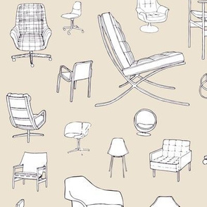 Mid-Century Chairs / Designer Furniture