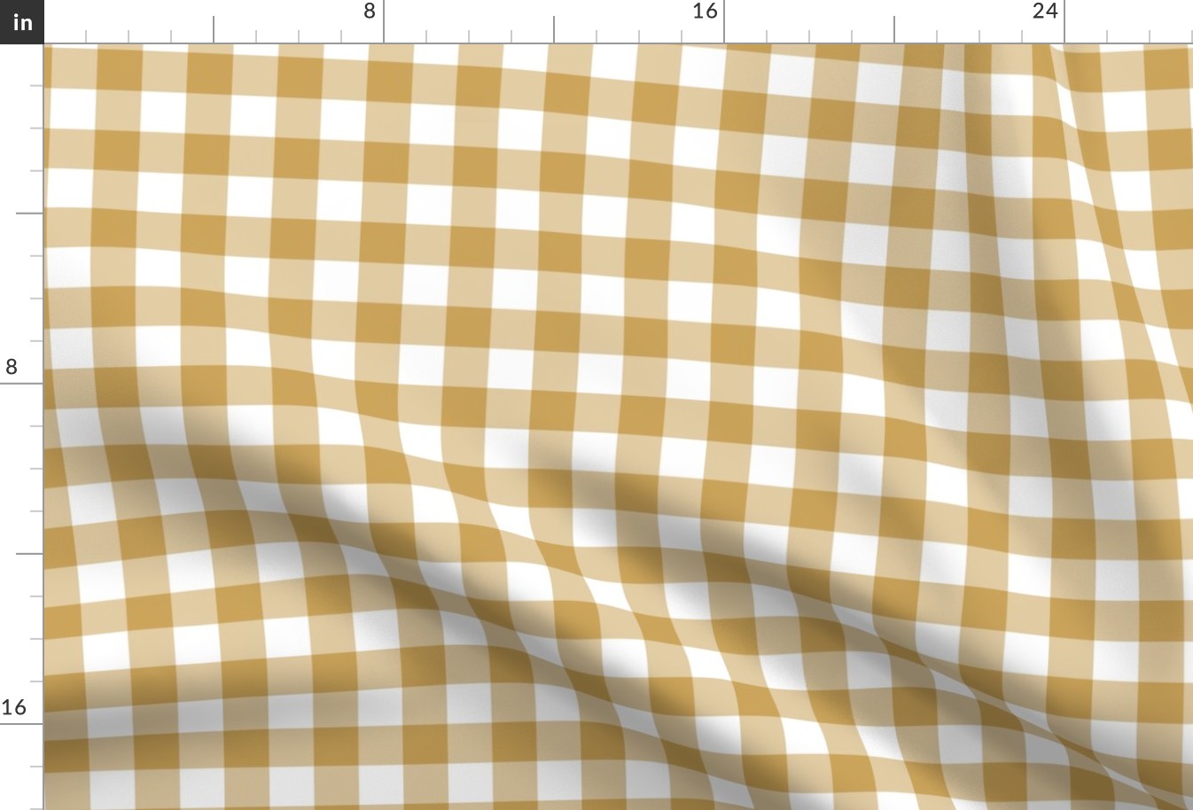 Golden Gingham Plaid - Fall Check