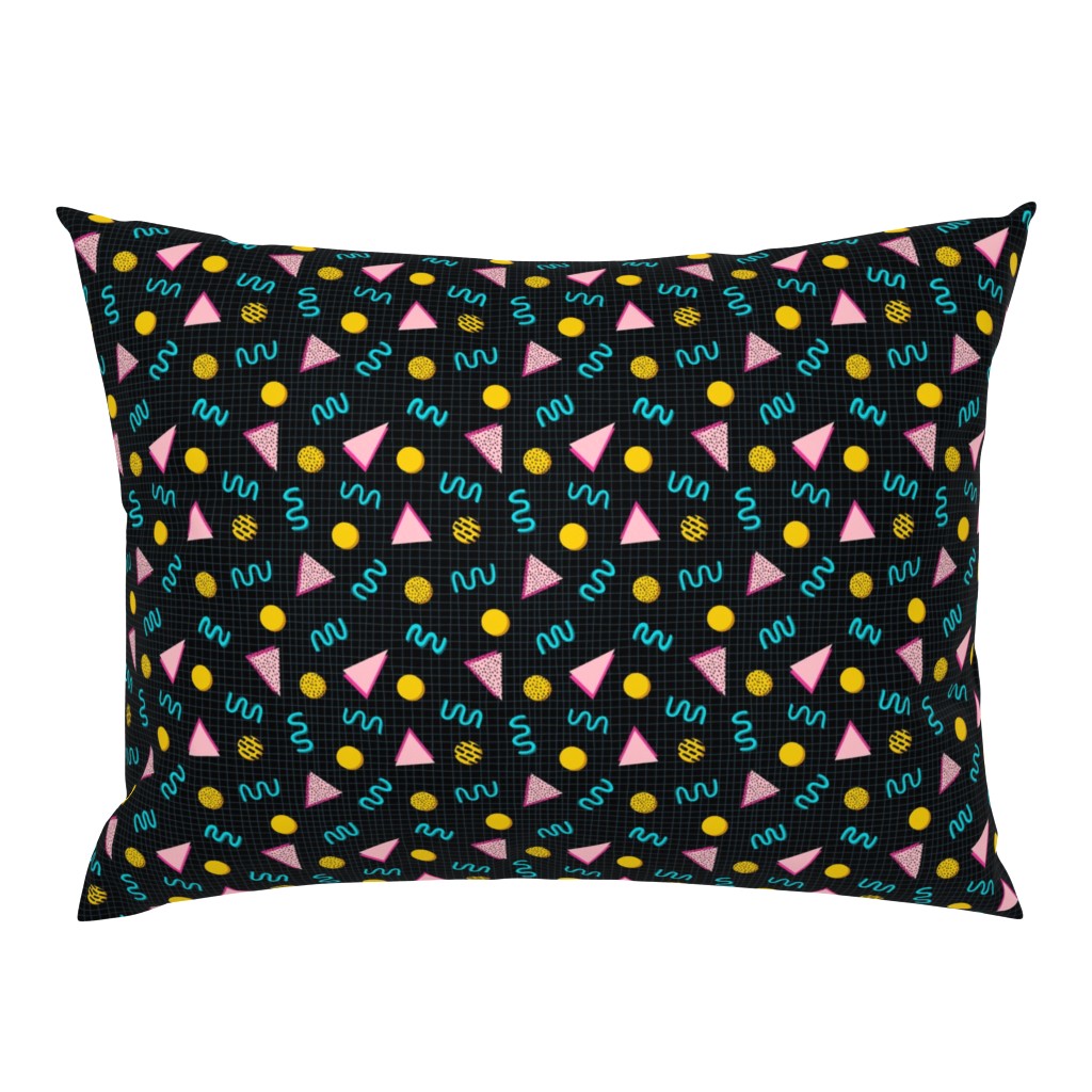 Geometric Memphis in Black