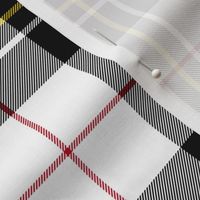 MacPherson dress tartan, 6" black, single red lines