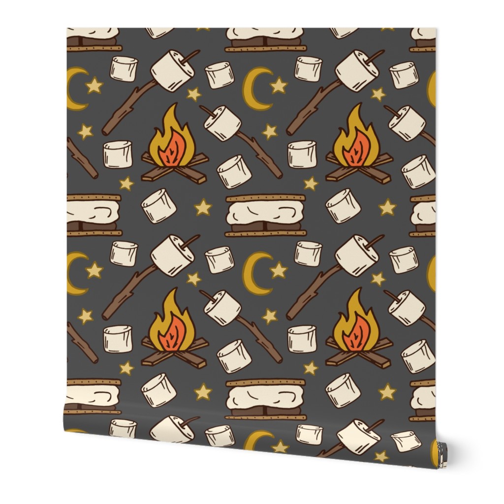 Happy Camper S'mores - 8x8 repeat