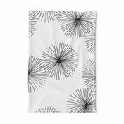 Dandelions White & Black by Friztin