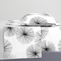 Dandelions White & Black by Friztin