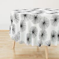 Dandelions White & Black by Friztin