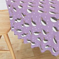 Noodles food kitchen fabric asian noodle bowl purple