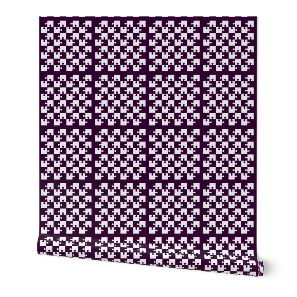 Puzzle Piece Block Grid Purple 