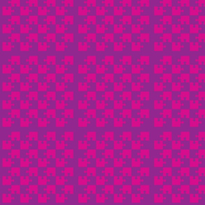 Puzzle Piece Block Grid Purple Magenta