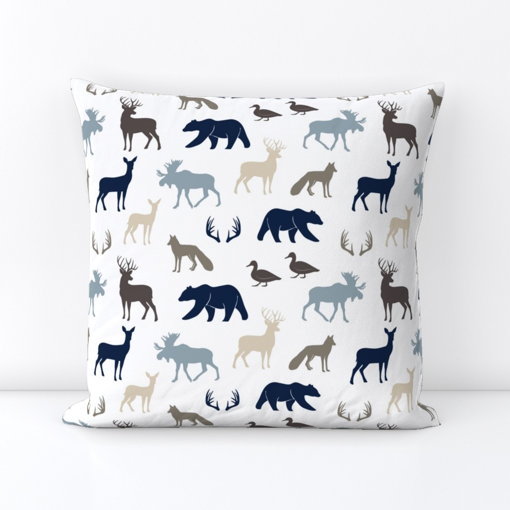 woodland animals - rustic woods collection 