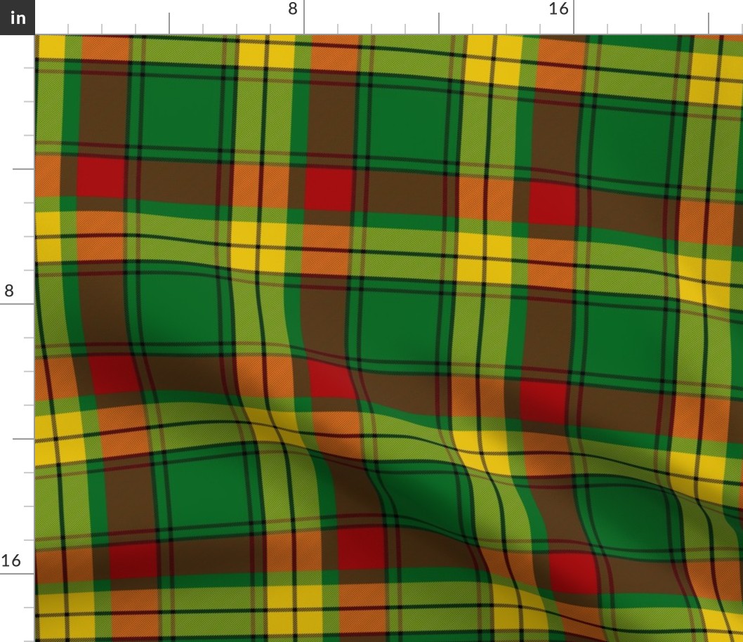 MacMillan old tartan, 6" modern colors, 1880 Clans Originaux 