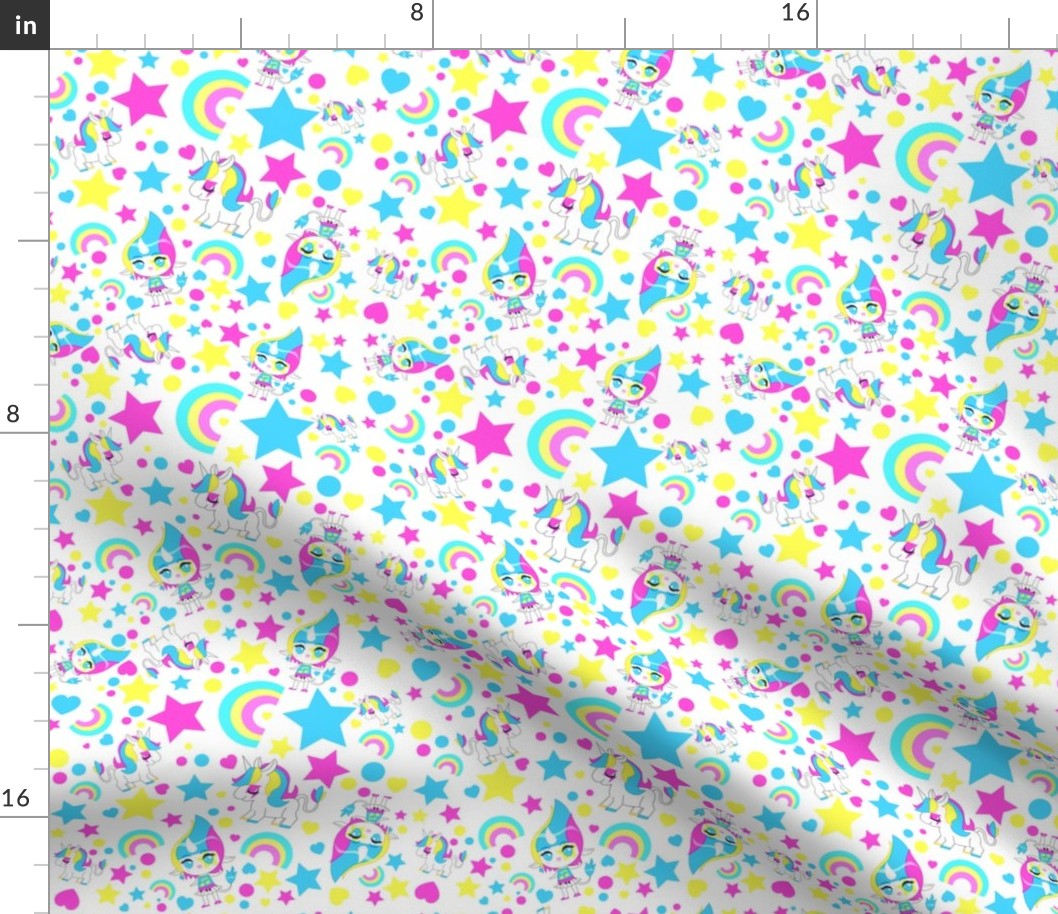 Kawaii Rainbow Unicorn Pattern