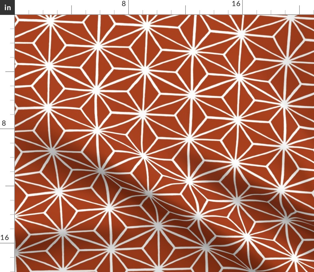 Star Tile Deep Orange // x-large