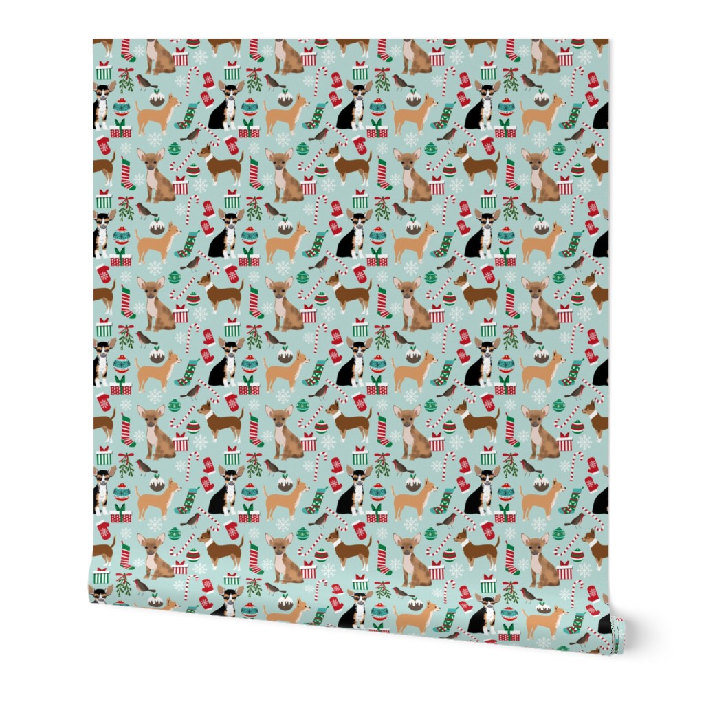 chihuahua dogs fabric cute christmas designs best chihuahuas dog fabric cute chihuahuas christmas