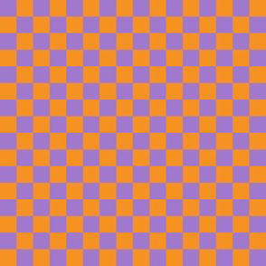 Checkerboard Orange-Purple