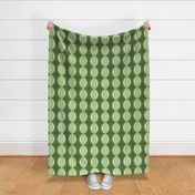 Green Retro Mission Fabric Print