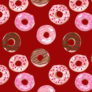 Valentine Donuts // Red