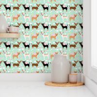 chihuahua dog pastel unicorn fabric cute mint and purple unicorn pegasus dogs