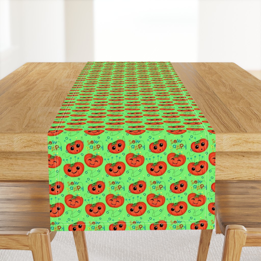 Sew Happy / Tomato Pincushion