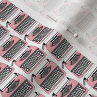 tiny pink typewriters