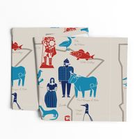 Minnesota Icons tea towel