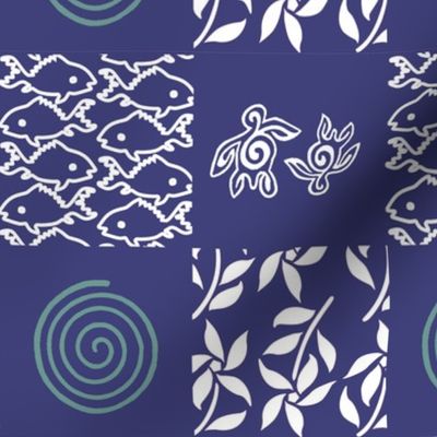 Swatch_test_cheater_quilt_blue-&-white-batik-patterns-for-gypsy-skirt
