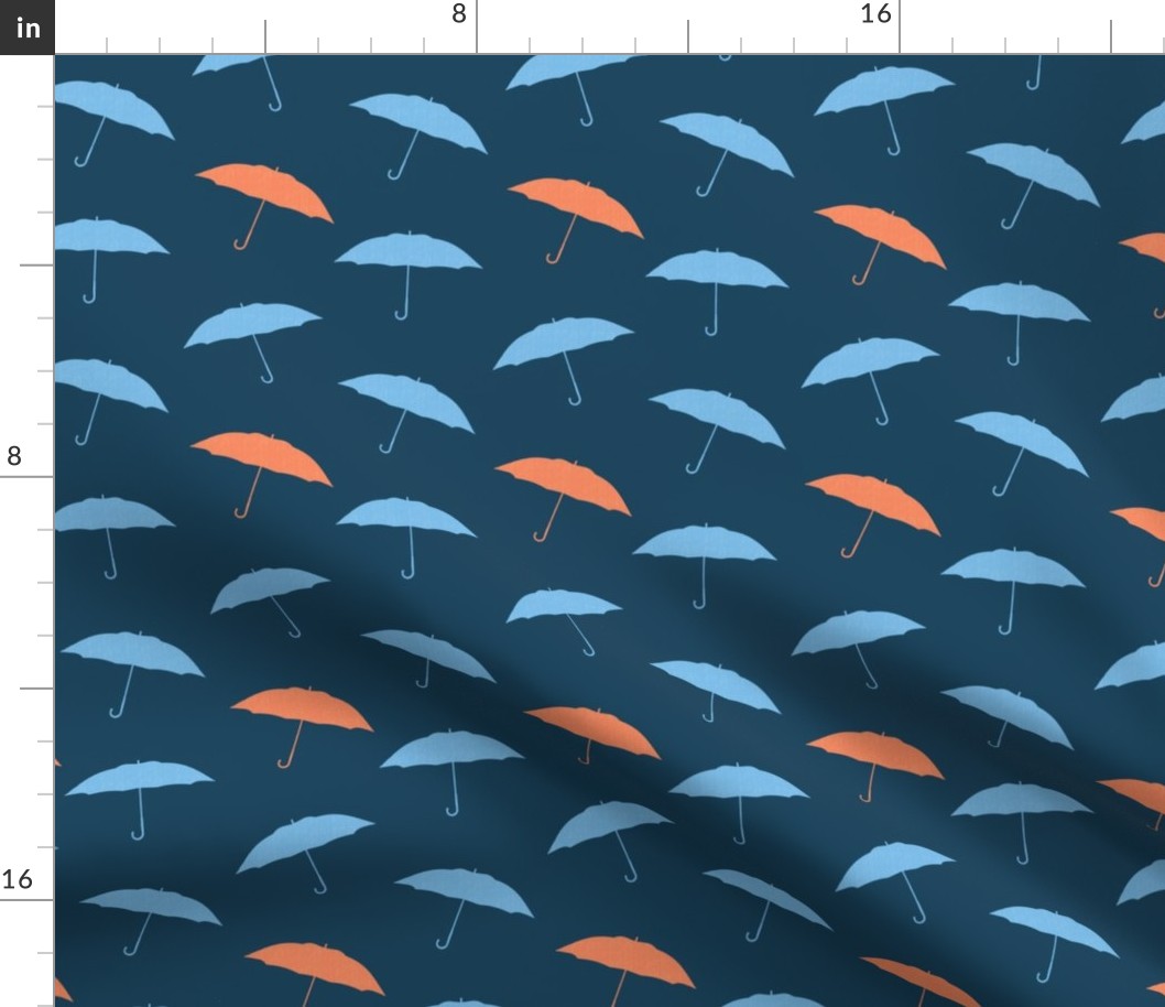 Rainy Day Umbrella - Orange