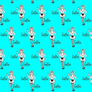 Coffee Pinup Turquoise