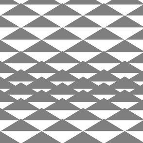 repeat flutuating triangles grey