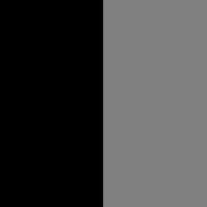 Three Inch Medium Gray and Black Vertical Stripes