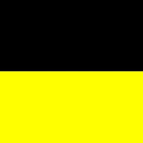 Three Inch Yellow and Black Horizontal Stripes